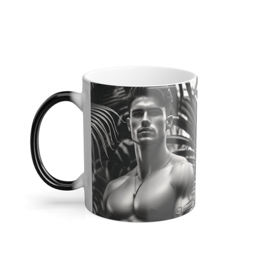 Heat Changing Mug - Monstera Guy 3