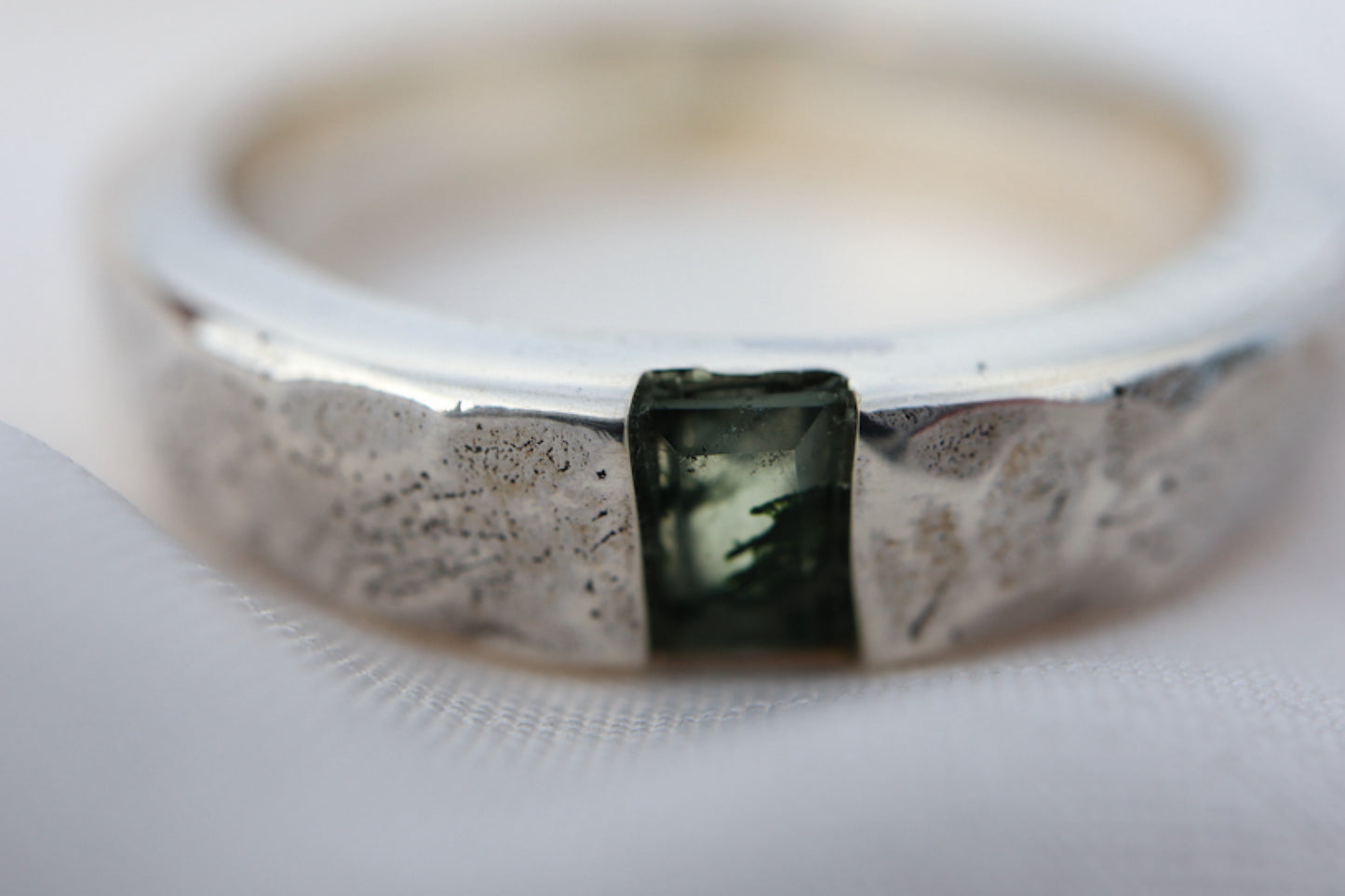 Moss Agate Chunky Ring