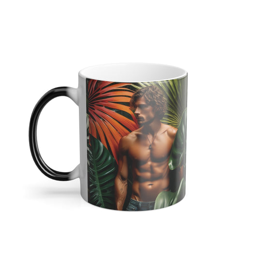 Heat Changing Mug - Monstera Guy 2